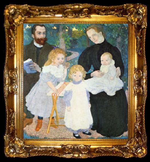 framed  Maurice Denis The Mellerio Family, ta009-2